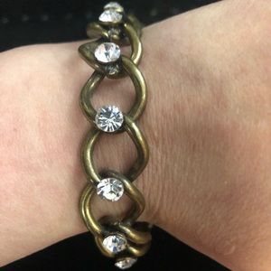 Beautiful bronze look fashion bracelet